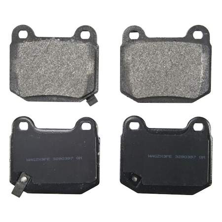 Wagner Brakes Semi-Met Disc Pad Set, Zx961 ZX961